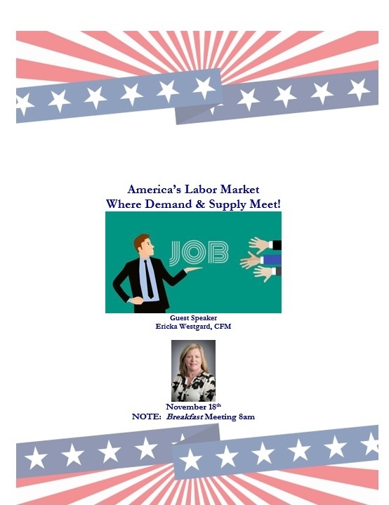 Labor market event with guest speaker Ericka Westgard